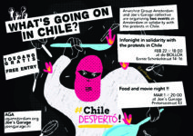New event: Info night in solidarity with protests in Chile.