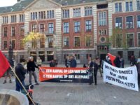 Verslag van protest in solidariteit met de anarchist Abtin Parsa.