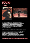 7th of May | “Lucio” documentary screening at Bollox for the arrested people at the Woonprotest in Amsterdam!