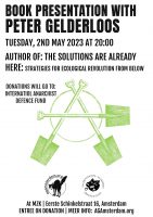 [POSTPONED] Book presentation w/ Peter Gelderloos | Strategies for ecological revolution from below